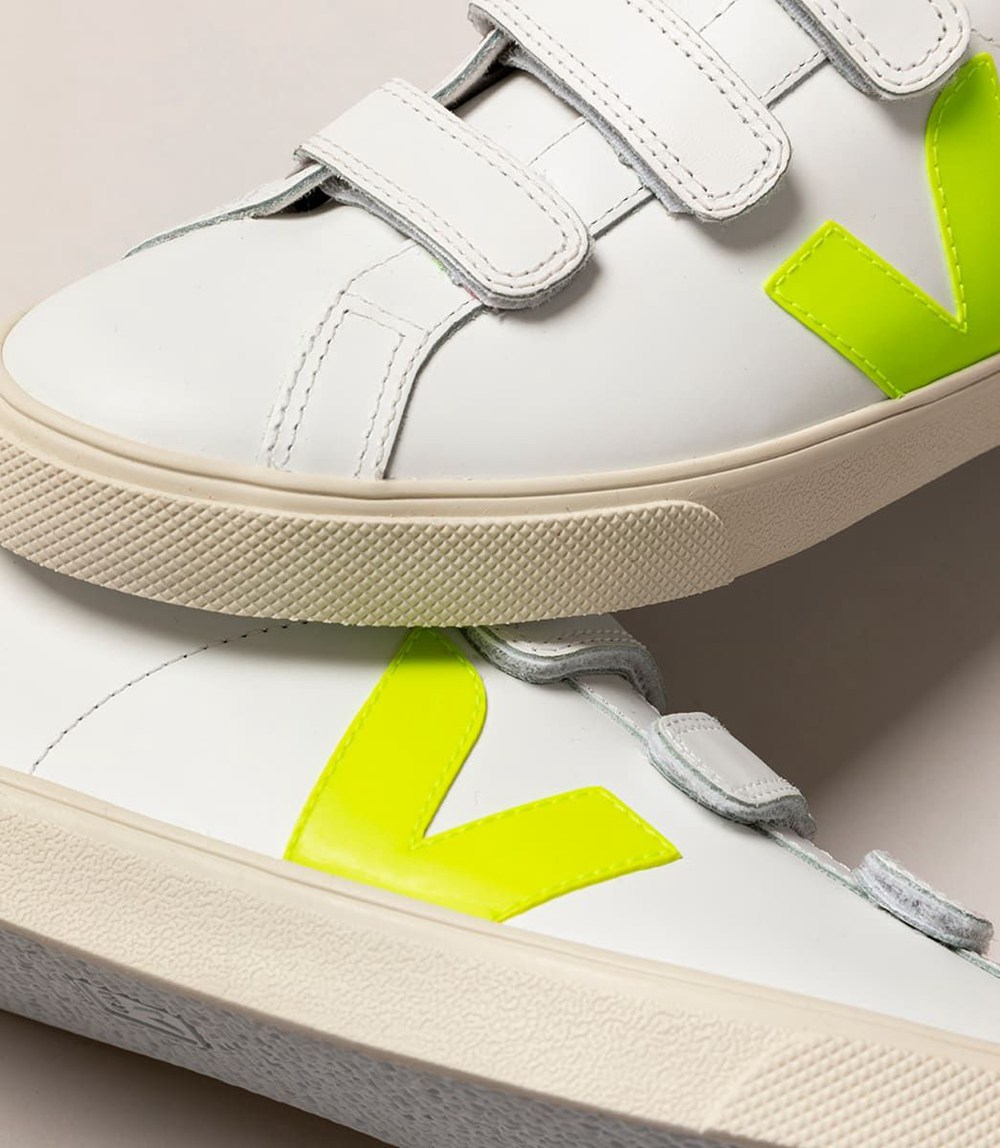 Veja Sneakers Herr - 3-Lock Läder - Vita - 327041-GFV